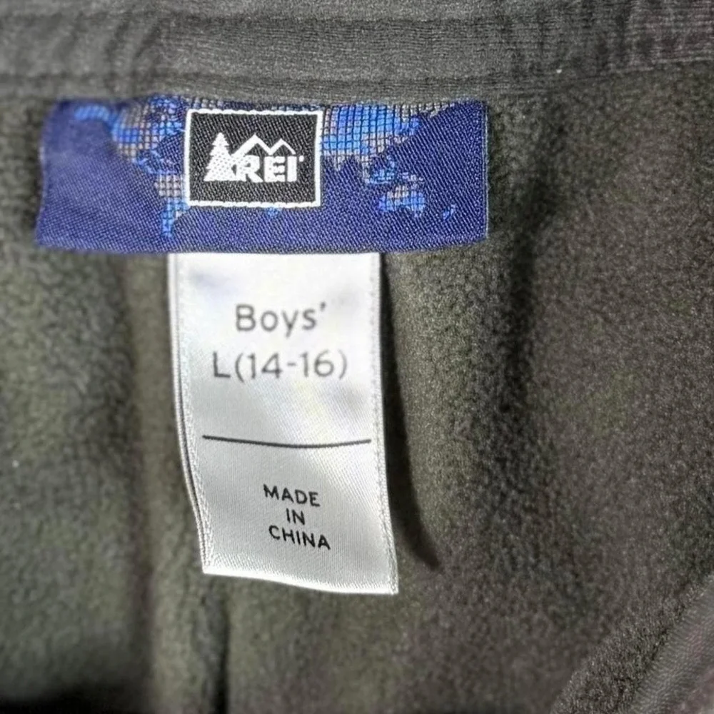 REI‎ Boys Snow Pants Gray Insulated Winter Ski Boarding Size L 14-16 815983